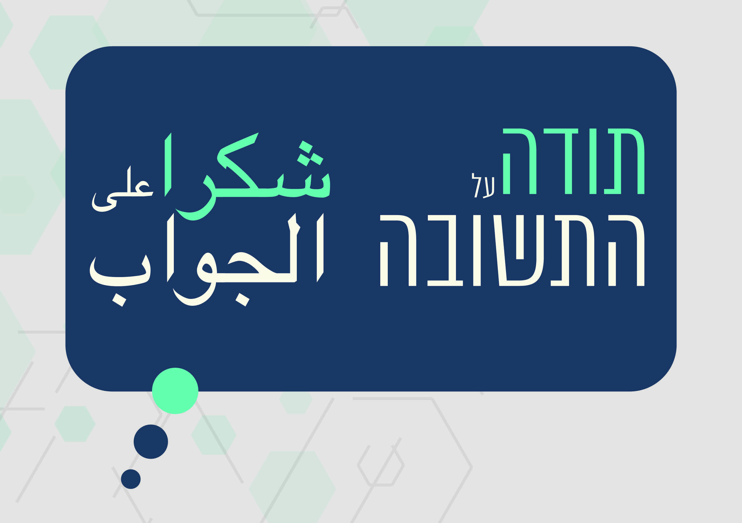 תודה על התשובה